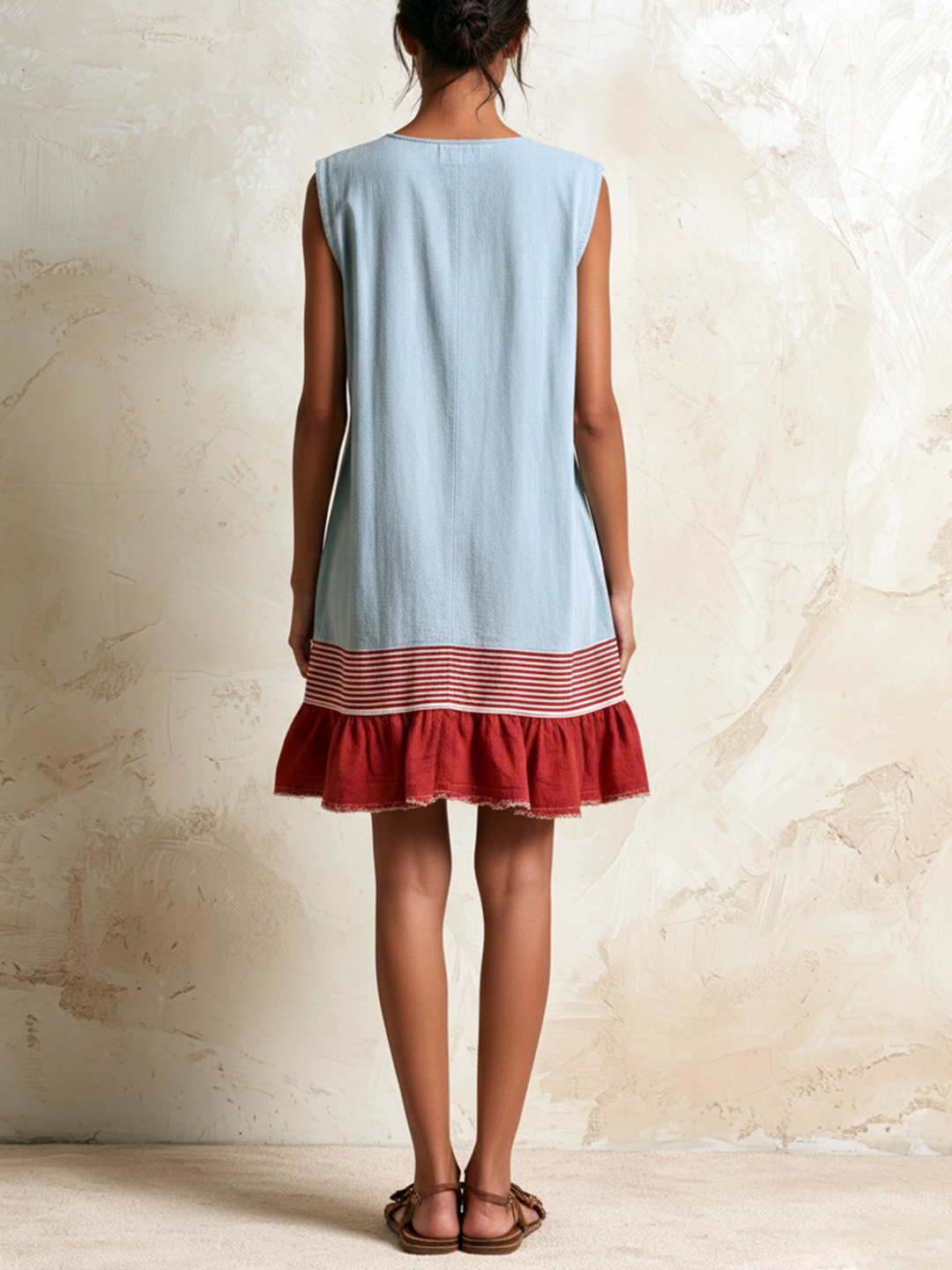 Amaya™ | Abito Tunica Casual Chic con Volant