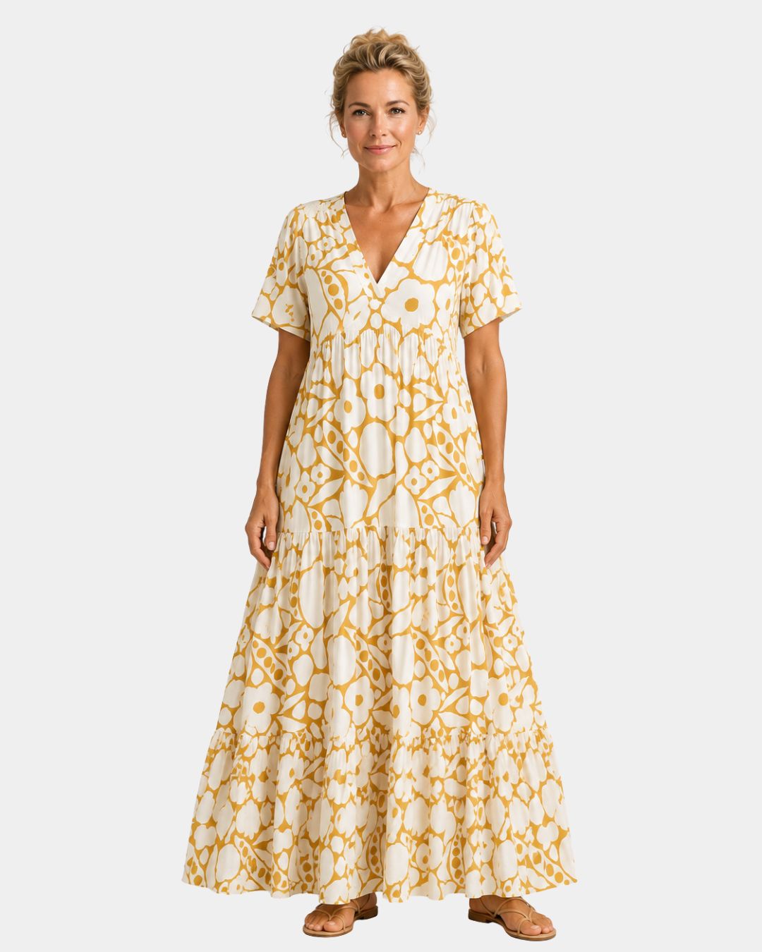 Achilde | Abito Lungo Floreale Donna