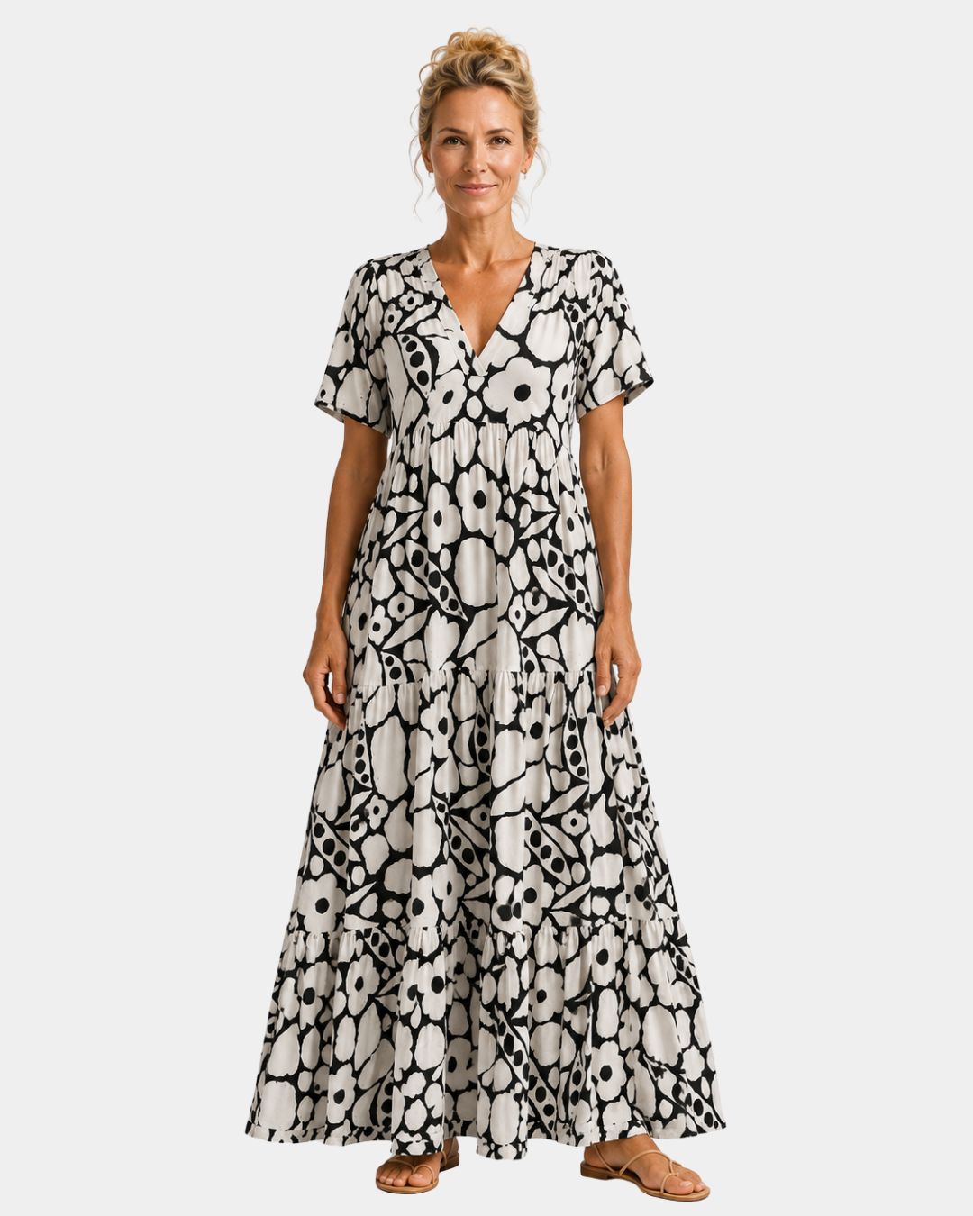 Achilde | Abito Lungo Floreale Donna