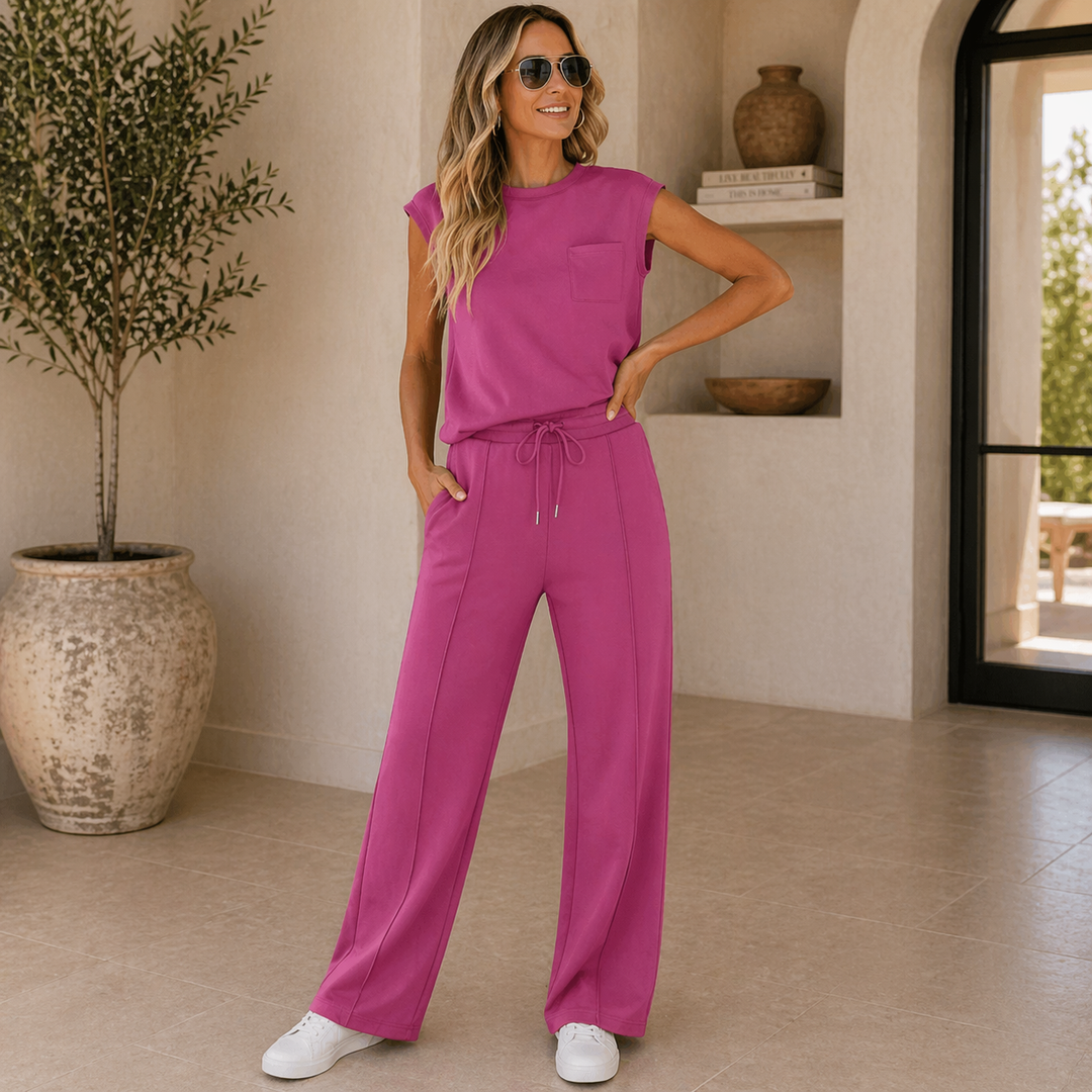 Kira™ | Coordinato Casual Lounge - Stile e Comfort per le Giornate di Sole