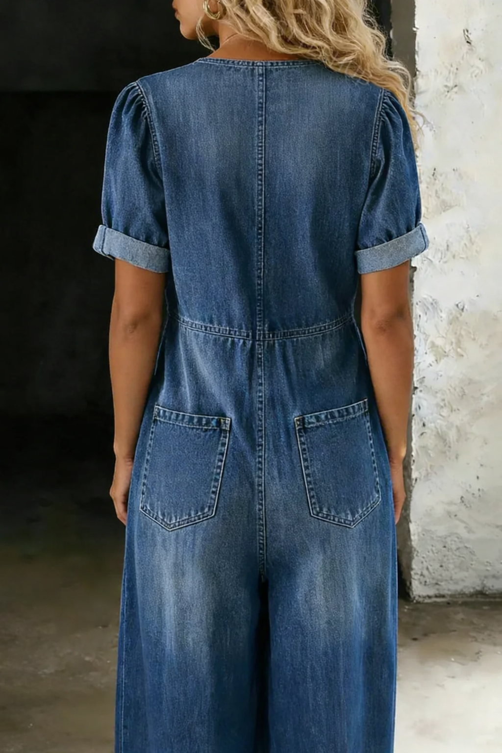 MAYA - Tuta Wide-Leg con Nodo Frontale | Stile Casual Chic
