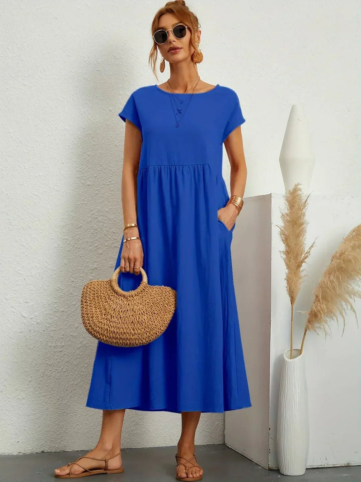 Gabrielle™ | Abito Midi Fluido - Eleganza Senza Tempo