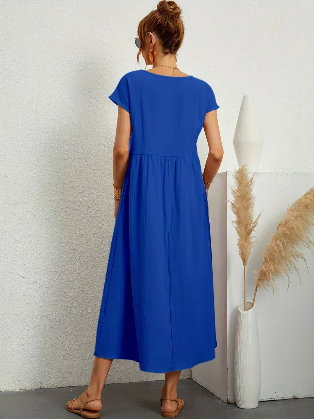 Gabrielle™ | Abito Midi Fluido - Eleganza Senza Tempo