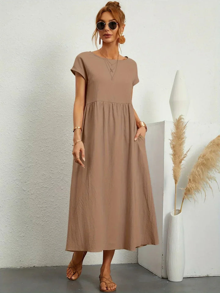 Gabrielle™ | Abito Midi Fluido - Eleganza Senza Tempo