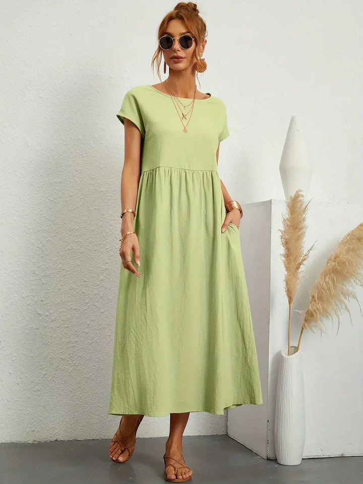 Gabrielle™ | Abito Midi Fluido - Eleganza Senza Tempo