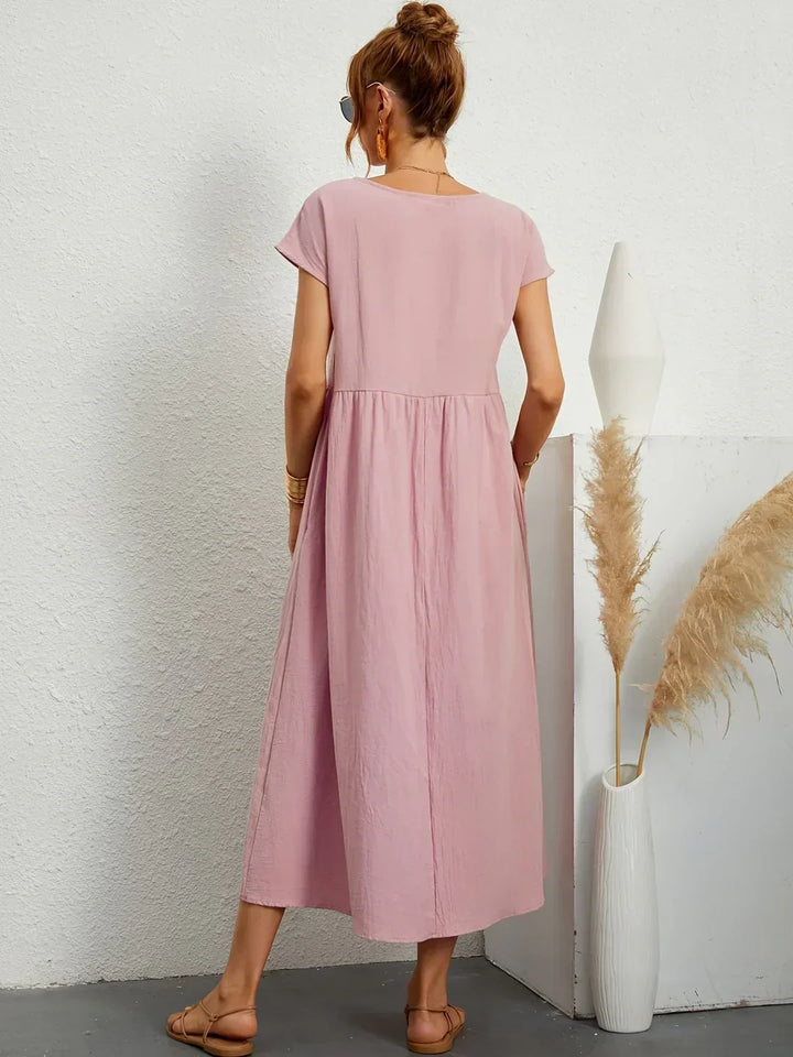 Gabrielle™ | Abito Midi Fluido - Eleganza Senza Tempo